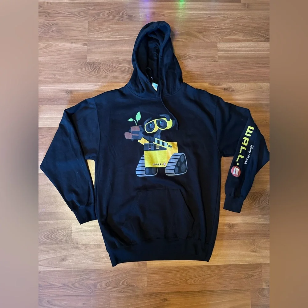 Hot Topic Black and Yellow Wall-E Hoodie - Picture 1 of 7